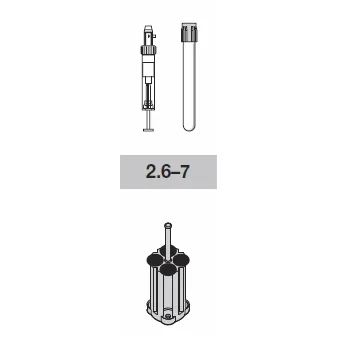 Adaptér 2,6-7 ml