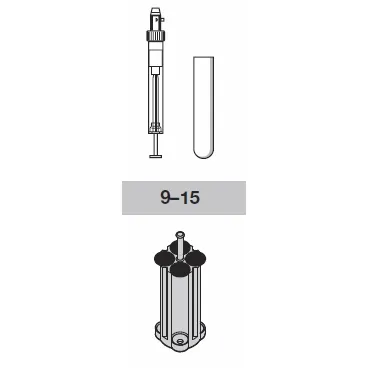 Adaptér 9-15 ml