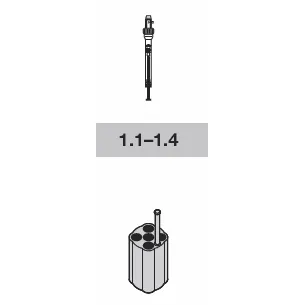 Adaptér 1-1,4 ml