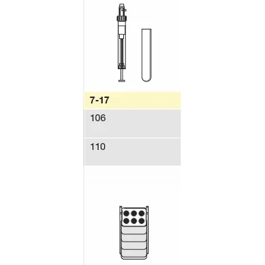 Adaptér 7-17 ml