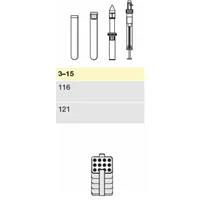 Adaptér 3-15 ml