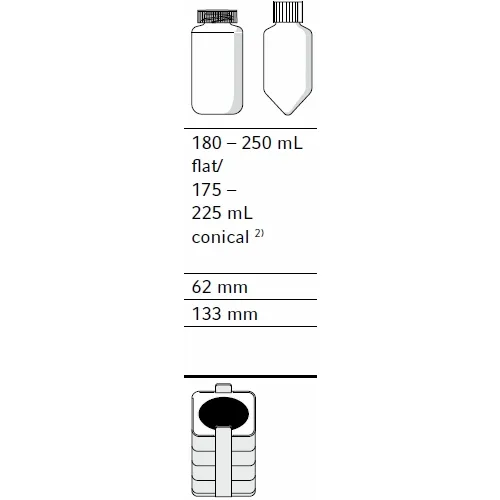 Adaptér 1 x 250 ml pro závěs 500ml