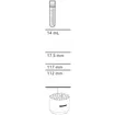 Adaptér pro 14 x 14 ml zkumavky s kulatým dnem