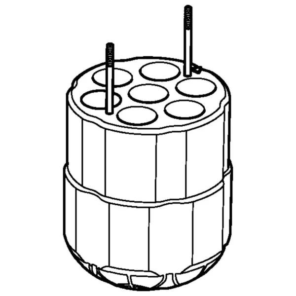 Adapter, 5/15ml  kón. dno, S-4x400