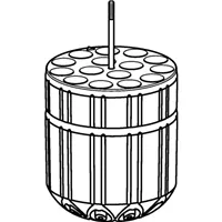 Adapter 13x75-100mm tubes S-4x400