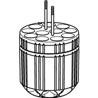 Adapter 16x75-100mm tubes S-4x400