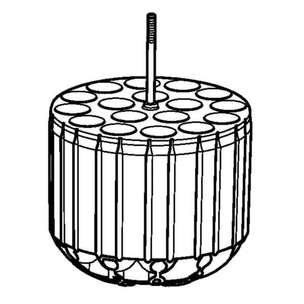 Adapter 12x75mm tubes S-4x400