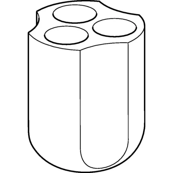 Adapter 50 ml/skirted btm/S-4x400