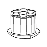 Adapter 50 ml/skirted btm/S-4xUniv