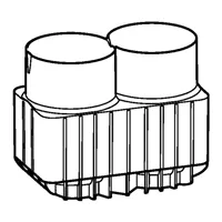 Adapter 250 ml / 175-225 ml conical pro S-4xUniversal-Large