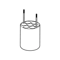 Adapter for 7 x prům. 17.5mm dish- bottomed vessels, for FA-6x250 rotor, 2 pcs. per set