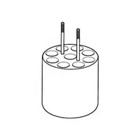 Adapter for 9 x prům. 12mm dish- bottomed vessels, for FA-6x250 rotor, 2 pcs. per set