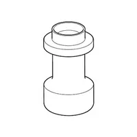 Adapter for 1x50mL conical skirt-bottom tubes, for FA-6x250 rotors, 2 pcs. per set