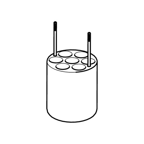 Adapter for 7 x 10 ml Oak Ridge tubes, for FA-6x250 rotor, 2 pcs. per set