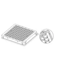 96 x 0.1 ml Plate, Firm Deck Plate, Low Profile, FULL Skirted