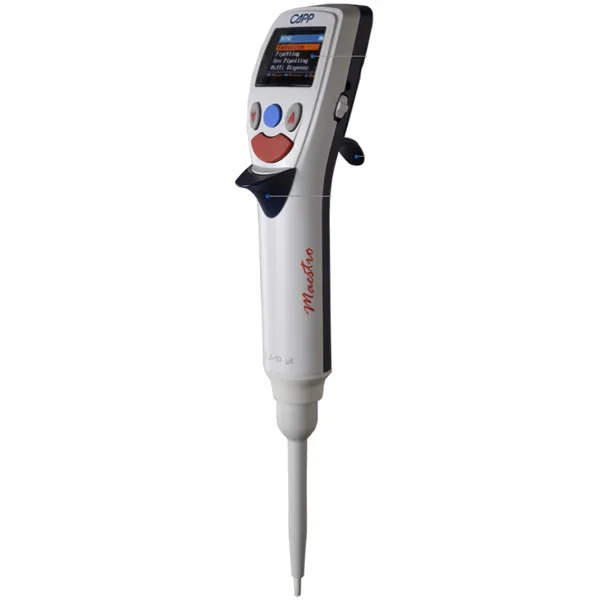 Capp electronic pipette, single channel, 10-200 ul